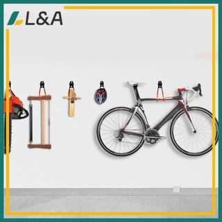 L & A Móc kim loại hạng nặng Dụng cụ sắp xếp nhà để xe treo tường chống trượt, lưu trữ thang, dụng cụ làm vườn