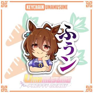 Gantungan Kunci Umamusume Akrilik / Keychain Uma musume Ganci Uma Musume Pretty Derby Emoji - Tokai Teio