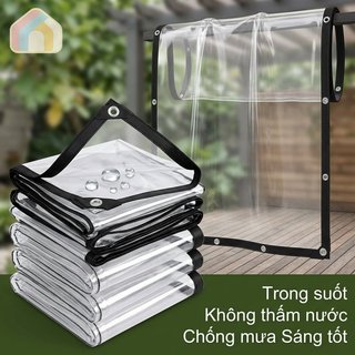 Bạt PE trong suốt Tấm chống thấm Tấm bạt chịu lực nặng Tấm che mái sân vườn ngoài trời