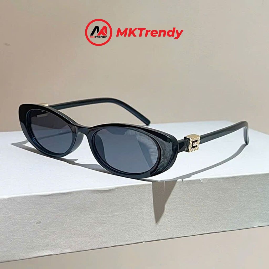 [Live x MKTRENDY] Kính râm mắt mèo chống tia UV kính mát thời trang nam nữ sang trọng phong cách T22