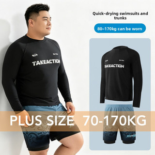 Quần Bơi Nam Plus Size Mùa Xuân, Dài Tay Chống Vỡ