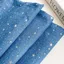 Denim Ngôi Sao Năm Cánh Ba Chiều Kim Cương Đính Kim Cương In Quần Vải Áo Khoác Nóng Chấm Phổ Biến Tự Làm