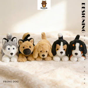 Rytanda Mô Phỏng Dễ Thương Husky Golden Retriever Shepherd Bugburn Dog Gối Sang Trọng Động Vật Mềm Búp Bê Sofa Đệm Quà Tặng Cho Trẻ Em Bạn Gái Trang Trí Ngày Lễ Tình Nhân Quà Tặng Sinh Nhật