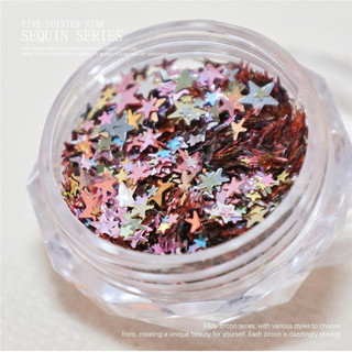 Móng Tay Nghệ Thuật Sequin Ngôi Sao Cổ Tích Nhỏ Lấp Lánh, Trang Trí Tiệm Làm Móng Tay