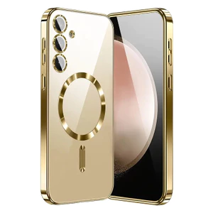 Ốp điện thoại từ tính thích hợp cho Samsung Galaxy A16, A26, A36, A56, A06, A55, A35, A25, A15, A05S, A54, A34, A24, A14, A17, A07, S25, S24, S23, bao gồm ống kính máy ảnh.
