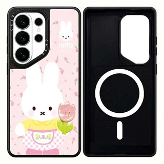 Ốp lưng Phone Case cứng hình gấu đào từ tính cho Samsung Galaxy S26 25 24 23 UItra S26 25 24 23 Plus Vỏ bảo vệ chống sốc