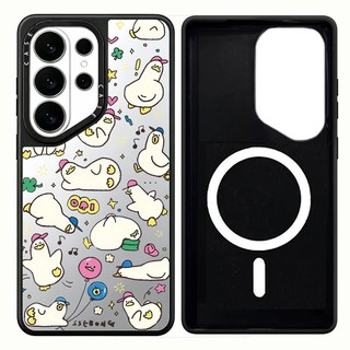 Từ Giải Trí Nằm Vịt Gương Cứng Phone Case For Dành Cho Samsung Galaxy S26 25 24 23 UItra S26 25 24 23 Plus Vỏ Bảo Vệ Chống Sốc