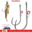 DUSKGLOW 10 chiếc Móc câu thép carbon cao, lưỡi câu mồi tôm/sâu mềm Wacky, mắt rộng, không vướng cỏ, chuyên câu biển 2024