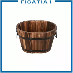 Gỗ Nhỏ Trồng Vintage Mộc Mạc Thùng Chậu Hoa Vườn Trồng Ban Công Trồng Rau Trang Trí Nhà