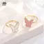 1 Bộ Thời Trang Tinh Tế Đơn Giản Đa Năng Bướm Nelace Vòng Tay Bông Tai Nhẫn Dành Cho Nữ Bé Gái Tiệc Cưới Bộ Trang Sức Quà Tặng EMKK