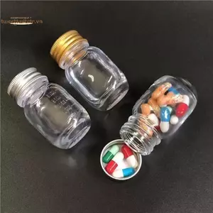TRTR 30ml Chai Thủy Tinh Nhỏ Có Nắp, Chai Thuốc, Chai Viên Bột, Chai Thủy Tinh VN