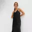 Phong cách mùa hè Ngoại thương Châu Âu Mỹ Nguyên bản Đặt hàng Loose Plus Fat Plus Sling Dress Váy dài