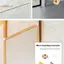 TRTR 4 Dây Đeo Kính Thép Không Gỉ Quảng Cáo Ốc Vít Gương Móng Tay Trang Trí Bao Quảng Cáo Cố Định Vít Phần Cứng VN