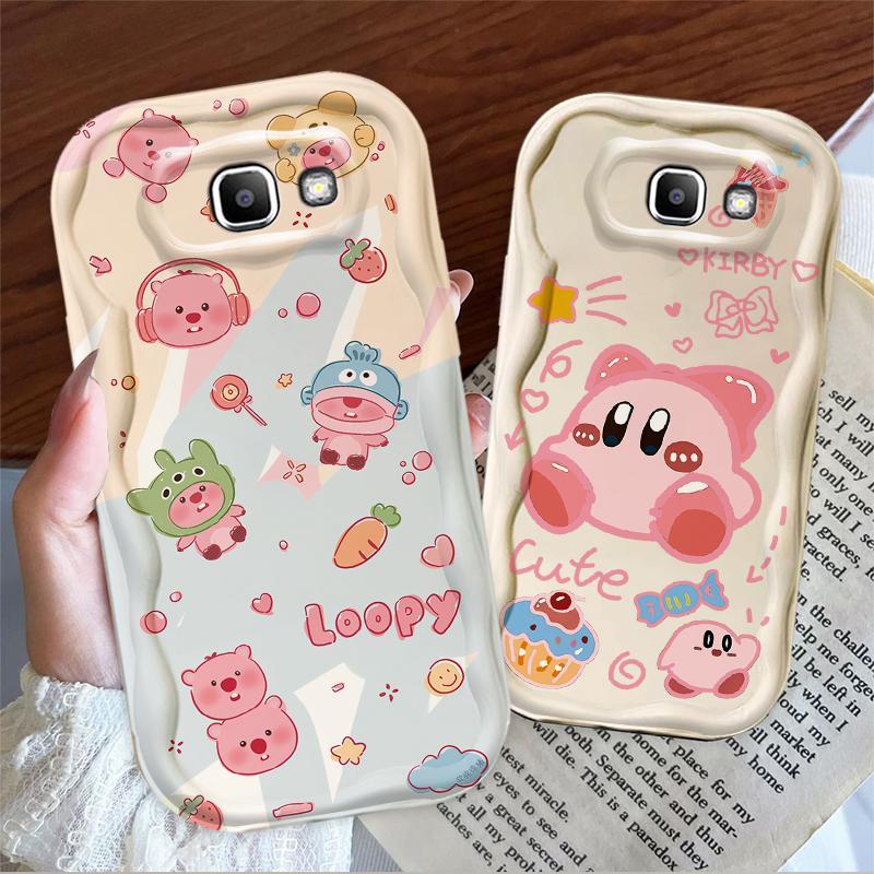 Thích hợp cho Samsung J7 Prime ON7 2016 Bảo vệ 3D TPU mềm Loopy Kirby Vỏ điện thoại chống sốc