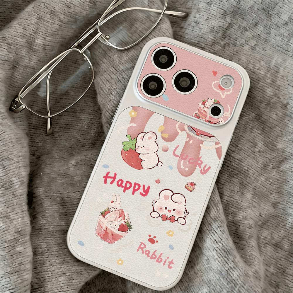Bánh bột thỏ cho iPhone 17pro trường hợp iPhone 14/11/12pro giả vỏ cảm giác
