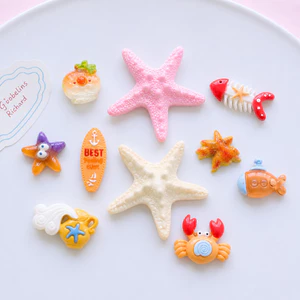 Vũ điệu sao biển ngọt ngào – set charm biển dễ thương trang trí dép crocs cao cấp