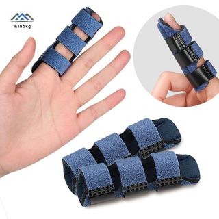 ELBBKG Giảm Đau Kích Hoạt Cố Định Ngón Tay Nẹp Làm Thẳng Nẹp Có Thể Điều Chỉnh Sọc Rối Loạn Gãy Nẹp Ngón Tay Corrector Hỗ Trợ Mới