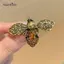 AqToCna Vintage Kim Cương Giả Côn Trùng Ong Trâm Cài Cho Nữ Quần Áo Áo Trang Sức Dự Tiệc Phụ Kiện Quà Tặng AqToCna