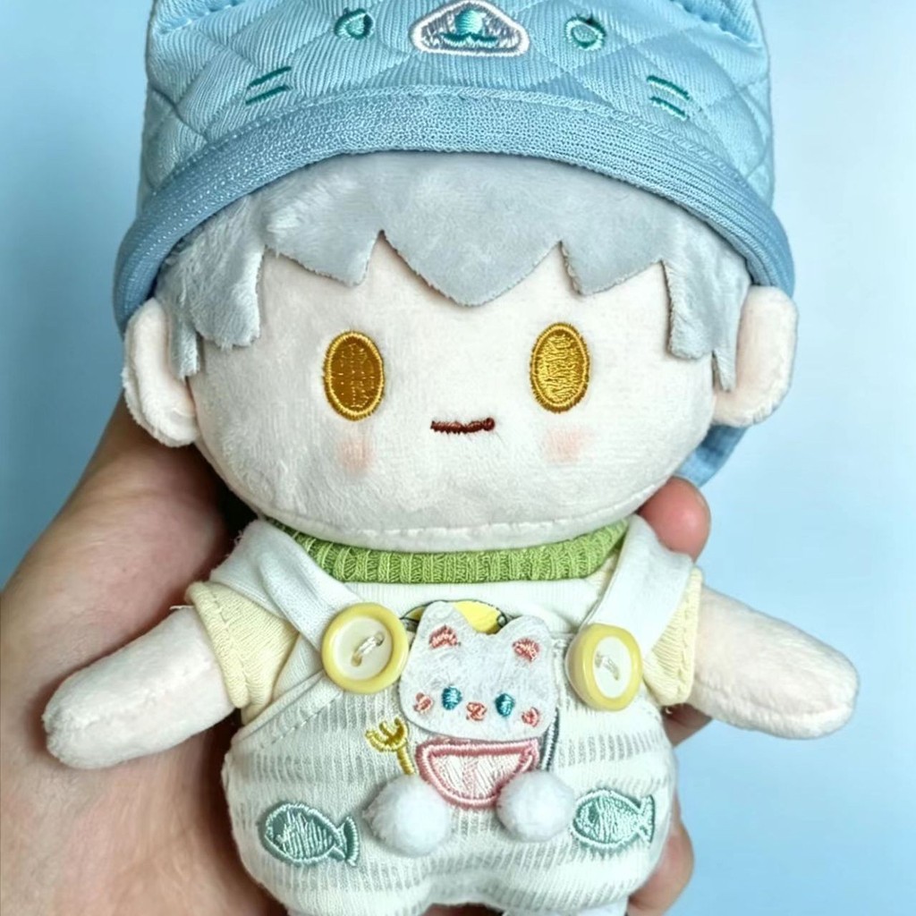 Bộ động vật nhỏ 10cm "Muối biển Mèo mèo" "Chó sủa" Phụ kiện trang phục búp bê Cotton 10cm