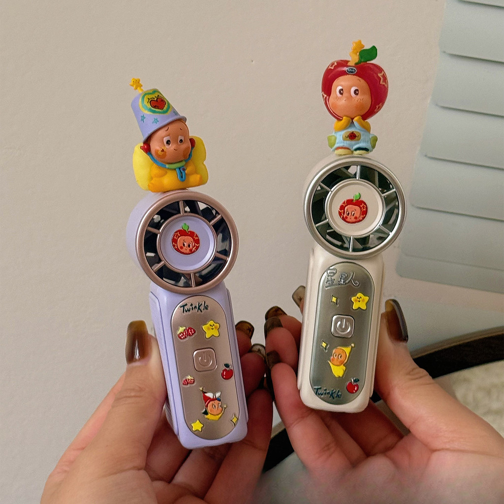 Dễ Thương Starman Quạt Cầm Tay Sinh Viên Mùa Hè Ngoài Trời Di Động Ngày Lễ Quà Tặng Mini usb Sạc Quạt Nhỏ