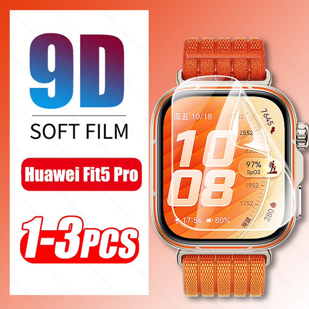 1-3 Chiếc Huawei Watch Fit 5 Pro Unthin Soft Hydrogel HD Phim Bảo Vệ Trong Suốt Cho Đồng Hồ Thông Minh Huawei Fit5 Pro Vỏ Bảo Vệ Toàn Màn Hình