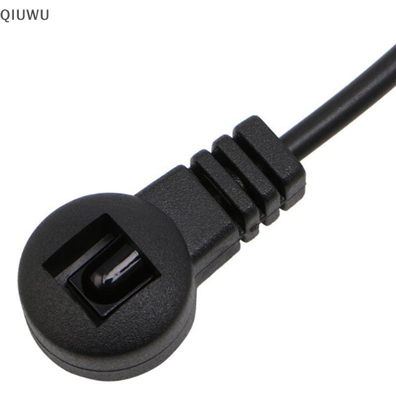 Bộ chuyển đổi hồng ngoại hồng ngoại QIUWU Cáp mở rộng thu điều khiển từ xa 3,5mm Hot.