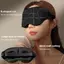 Springevenstar 3D Blaout Mặt nạ ngủ Mặt nạ mắt ngủ Bịt mắt cho Unisex Mềm mại Giảm mệt mỏi Bao mắt Hỗ trợ ngủ ban đêm Miếng dán giấc ngủ Công cụ chăm sóc da Springevenstar