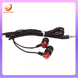 Tai nghe âm thanh nổi khử tiếng ồn Tai nghe âm thanh nổi Tai nghe di động cho thiết bị di động Màu đỏ