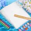 Cho Lông Thú Cosplay Cho Mặt nạ Nhựa PVC Chống Thấm Nước Trống Vải Lưới Mắt- 20 Tờ Trắng Lông Lưới, Để In