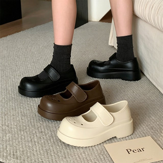 XIXITIAO Mary Jane Dép Nữ Mùa Hè Đế Dày Velcro Dễ Mặc Và Tháo Rời