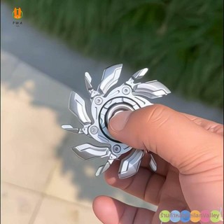 Đinh đeo ngón tay bằng kính có đế kim loại - Đồ chơi giảm căng thẳng cho người lớn Trẻ em chơi tay