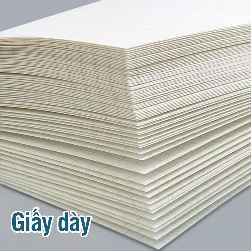 Ruột Thay Thế Sổ Còng Giấy Dày A5 B5 120 Trang Vở Kẻ Ngang – Ruột Refill Ô Vuông Chất Lượng