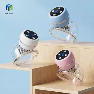 Máy hút sữa điện HEALMEYOU, Tuổi thọ pin dài hơn Máy hút sữa rảnh tay có độ ồn thấp, Màn hình LED sử dụng thoải mái 9 cấp độ Máy hút im lặng Biểu hiện sữa