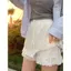 Niche Design Trắng Ren Culottes Nữ Mùa Xuân Muối Series Tất Cả Trận Đấu Mỏng Hơn Nhìn Váy