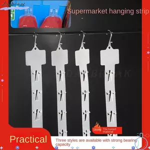 Dải treo DAYBREAK, có thể gập lại bằng móc Dây kẹp hàng hóa, Nhựa bền nâng cấp làm dày Đồ ăn nhẹ trưng bày Móc treo cửa hàng