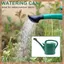 Bình tưới nước màu xanh lá cây 10 lít 2 gallon Bình nước hoa trong vườn Ấm đun nước tưới nước có tay cầm miệng dài