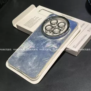 Thích hợp cho Ốp điện thoại Huawei mate70pro Khung mạ điện Họa tiết vỏ bốn góc Chống sốc Đi kèm với màng ống kính lấp lánh