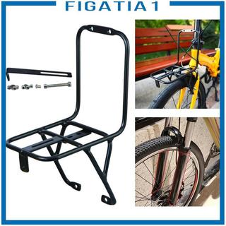 Giá đỡ hành lý phía trước bằng hợp kim nhôm chắc chắn, phù hợp với xe đạp phanh chữ V, tiện lợi cho chuyến đi