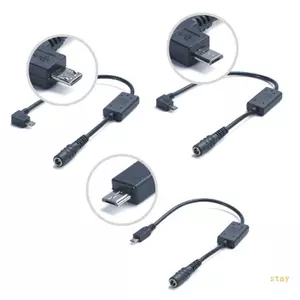 Ở lại PVC tráng sang cáp MicroUSB 5 5x2 1mm Đầu vào 5V 3A Đầu ra cho tiện ích di động