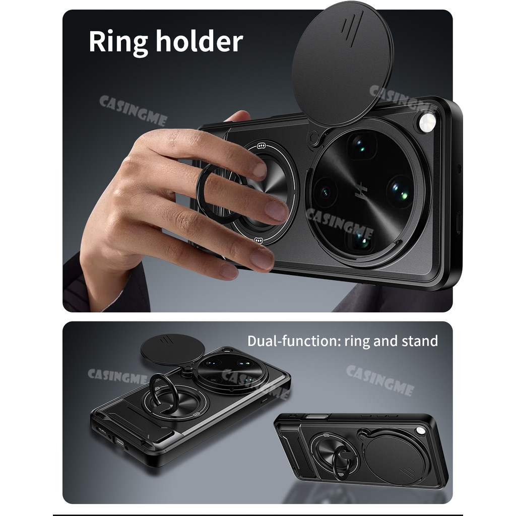 Oppo Find X9 Ultra 2026 Armor Holder Vỏ Điện Thoại Từ Tính Cho Oppo FindX9Ultra FindX9 Find X9s X9 Pro Ultra 5G 4G Vỏ Bảo Vệ Giá Đỡ Mặt Sau
