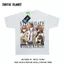 Áo thun nữ 100% cotton retro hai chiều, phù hợp cho mùa hè