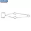 <cosyh>Steel Clamp Versatile Workmanship Experiments Exquisite Holder Laboratory