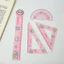 Hello Kitty Thước Bộ Sinh Viên Thước Bộ Hoạt Hình Trọn Bộ Tam Giác Thước Thước Bộ Bốn Mảnh Văn Phòng Phẩm Thước Tròn Dễ Thương ins Phong Cách26042212