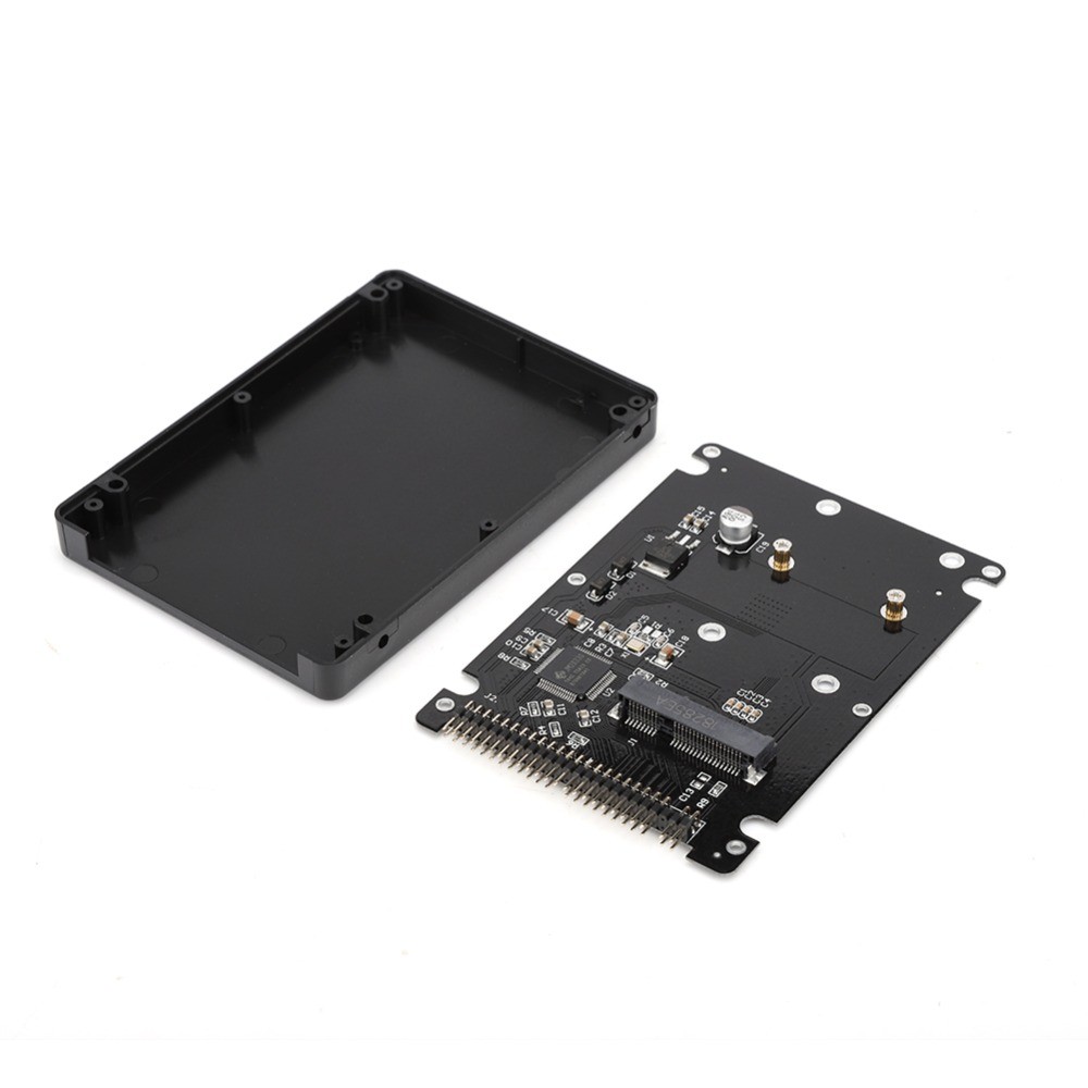 Vỏ SSD STABFOAM mSATA sang IDE 2,5 inch, cổng song song không hộp ổ cứng hộp đựng ổ cứng, với hiệu suất ổn định Bộ chuyển đổi IDE màu đen / trắng 44 chân phục hồi dữ liệu