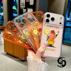 Ốp Lưng Cho IPhone 11 17 16 12 15 13 14 Pro Max 16 15 Plus 17Air Bìa mềm mờ siêu mỏng sang trọng Twinkle đáng yêu