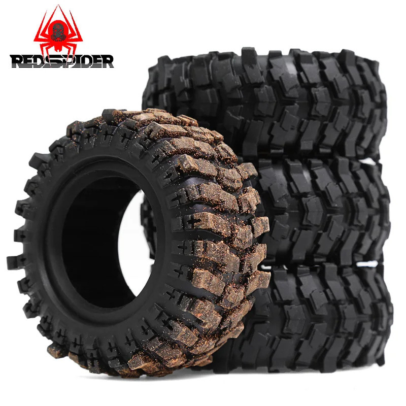 4 Lốp Xe Bánh Xích 88 * 36mm 1.9 "ODfor 1 / 12 Xe Bánh Xích MJX Hyper Go H12Y + Trục SCX10 90046 AXI03007 Tamiya CC01 D90 MN128