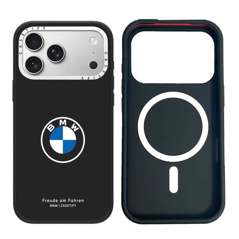 CASECASE X BMW Xanh Bộ Sưu Tập Ốp Lưng Máy Ảnh Màu Trắng Vòng Phiên Bản Mờ Đen Cứng Hút Từ Tính Tác Động Dành Cho Apple IPhone 13 14 15 16 17 Pro Max Air Plus Có Hộp