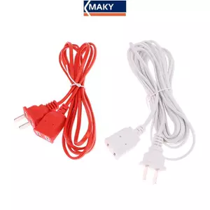 MAKY 1.5 / 2 / 2.5 / 4M Dây Nguồn Nối Dài Nam Dây Nối Dài 2 Pin Có Bật / Tắt Nút Công Tắc Cáp Dây VN