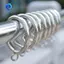 Rèm Hoop La Mã vàng có dây buộc áp dụng cho thanh treo rèm