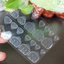 【Roshy】24 hạt Keo dán móng tay hai mặt dạng gel mới keo dán móng chân dạng gel kèm miếng dán móng có thể đeo được.